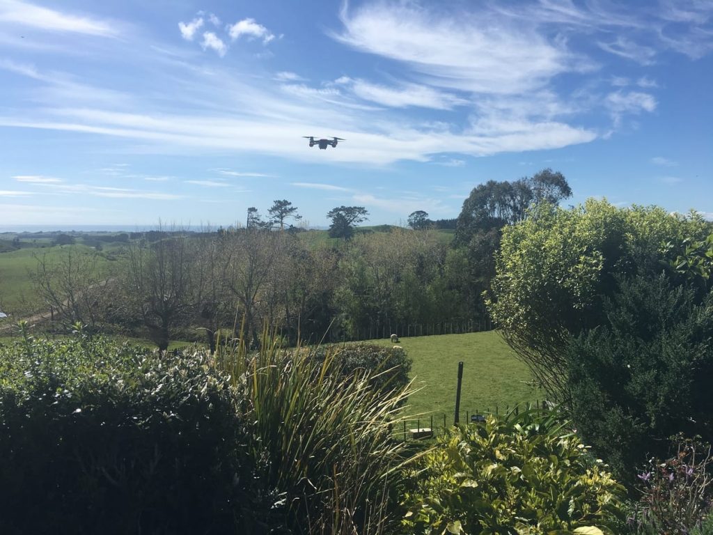A travel drone DJI Spark.