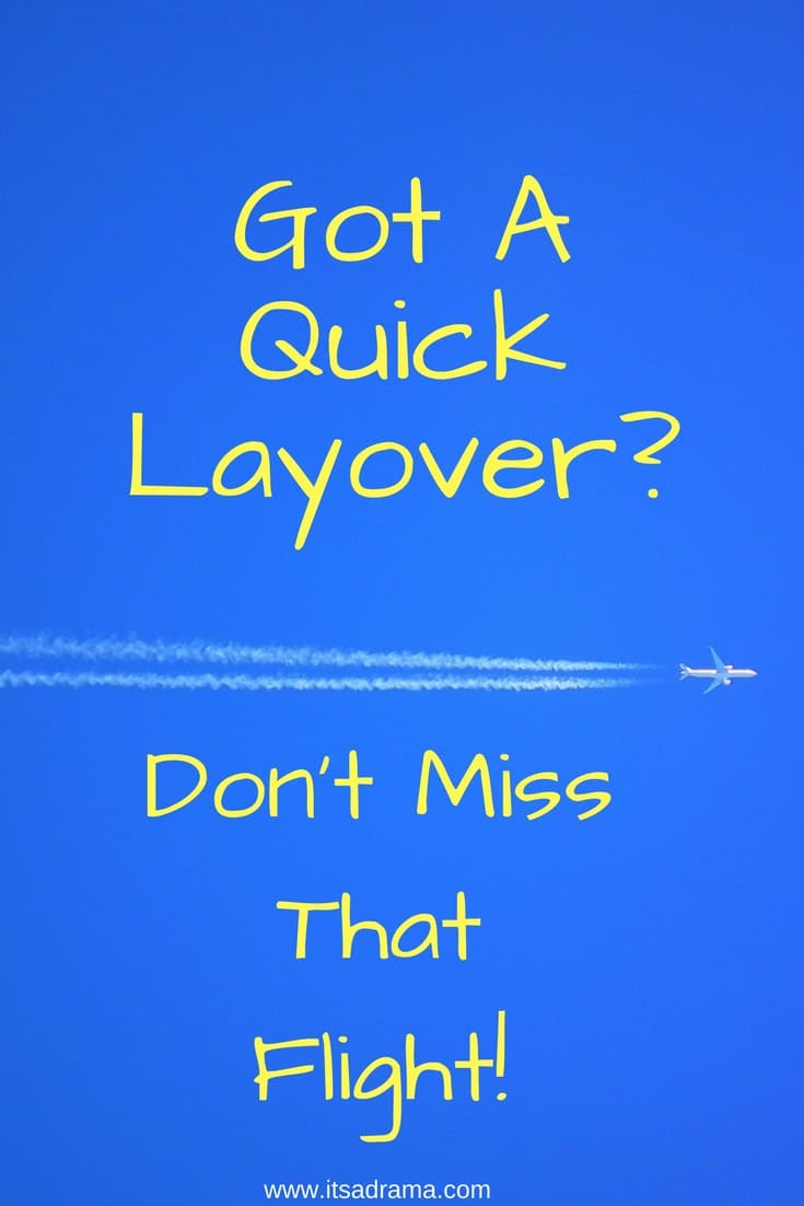 A travel blog explaing how a quick layover flight works.