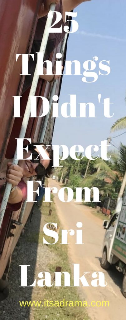 A Sri Lanka Travel Blog. Things I didn't expect