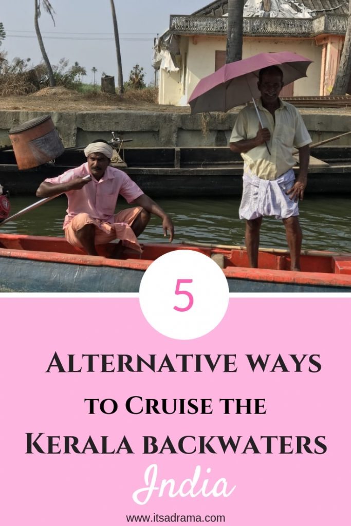 cruising the Kerala backwaters in Alleppey