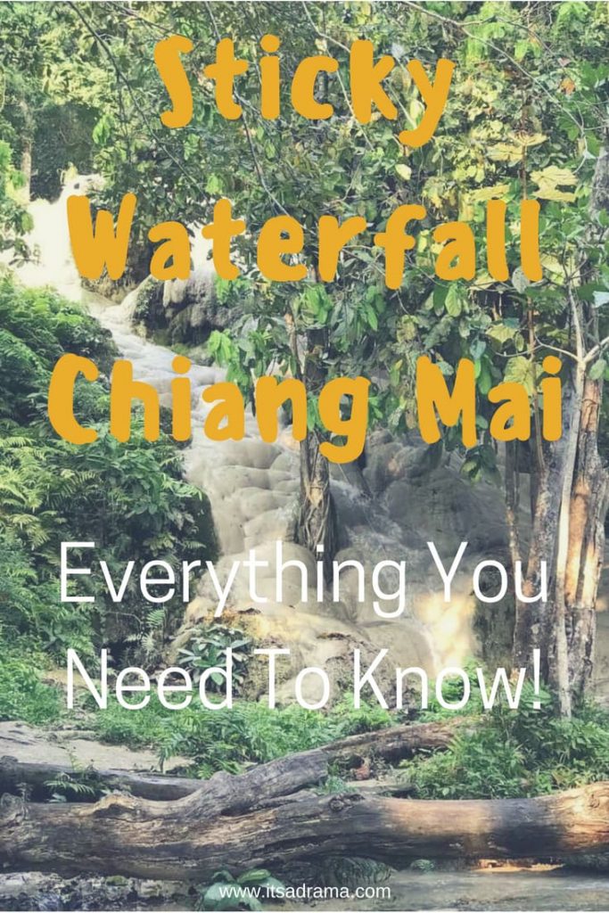 A travel blog about the sticky waterfalls in Chiang Mai Thailand