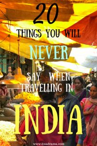 travelling in India travel blog