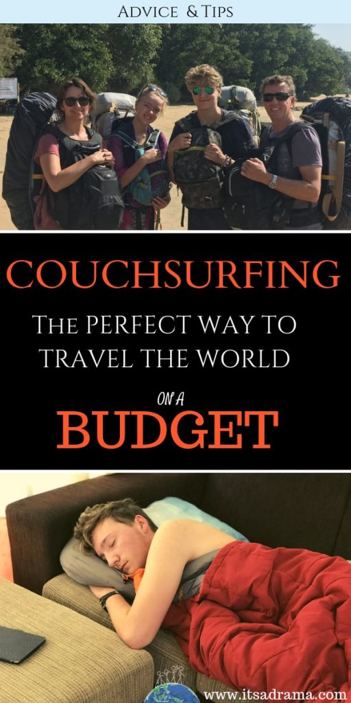 Couchsurfing review. travel the world on budget Pinterest