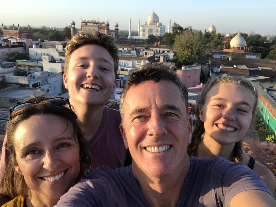 It's a drama travel blog. Couchsurfing as a family