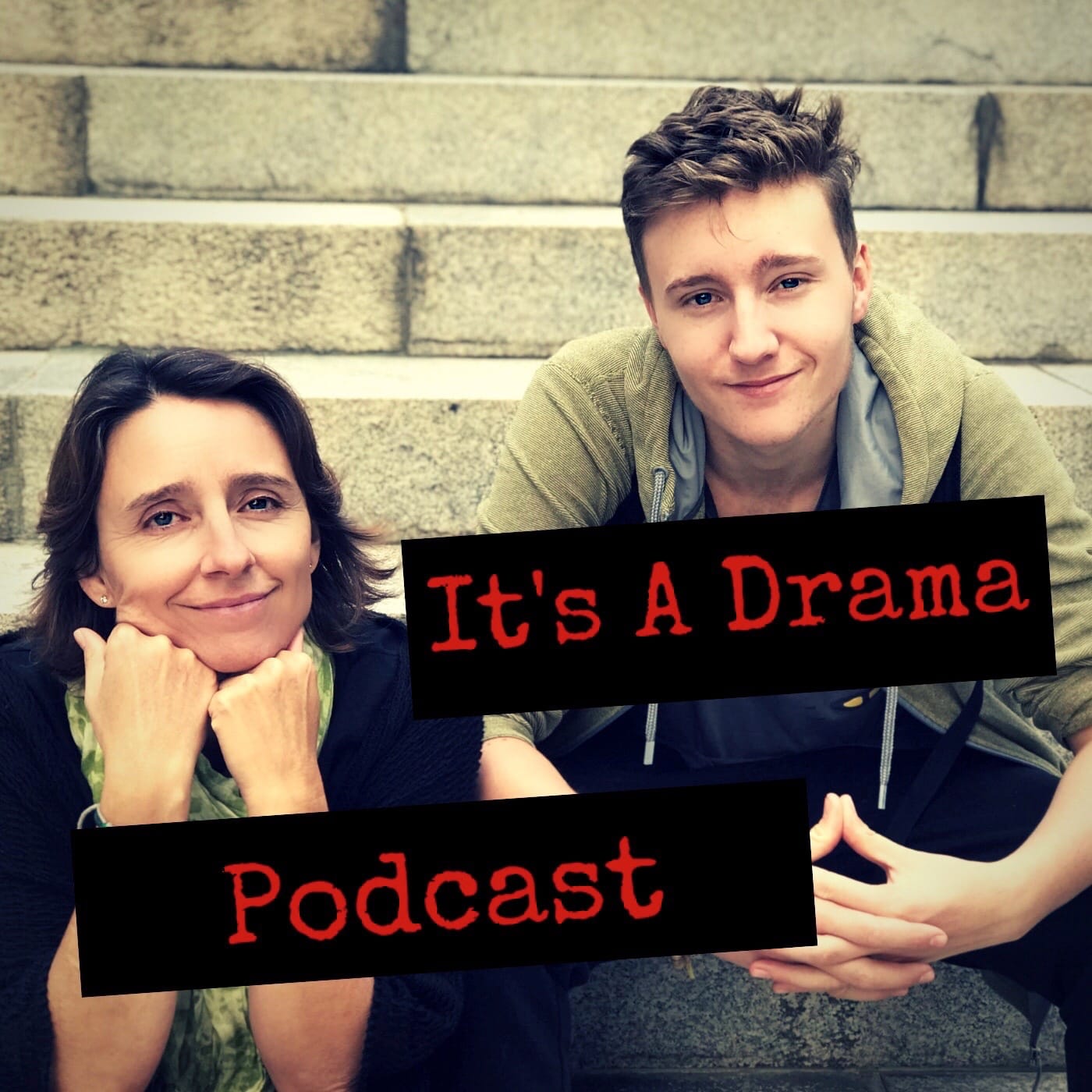 A parenting podcast with a mother and her teenage kids talking about issues