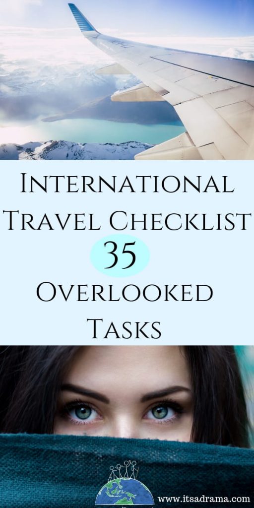 International travel checklist. 35 Awesome tips to remember before traveling