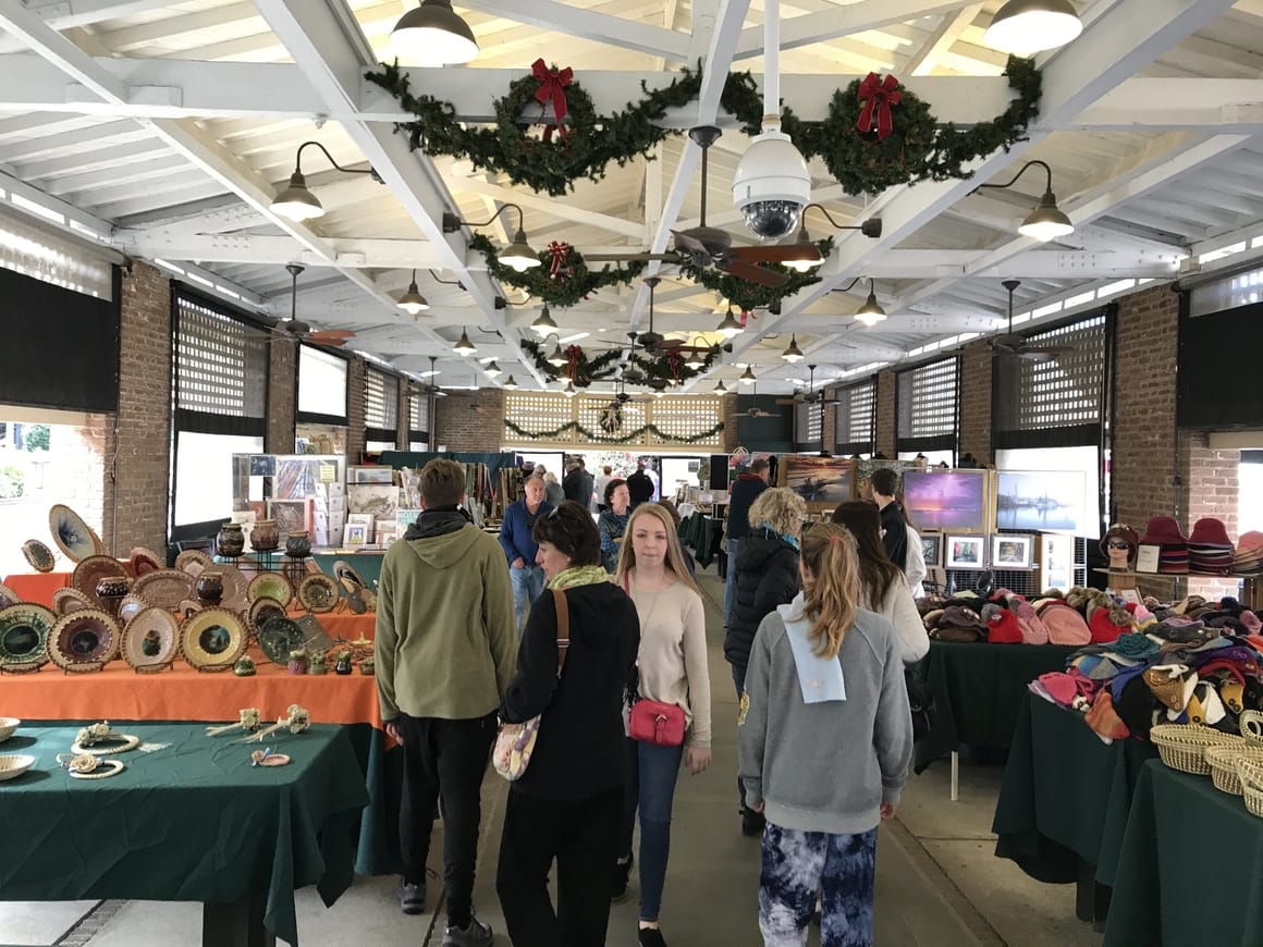 Family at Charleston City Market