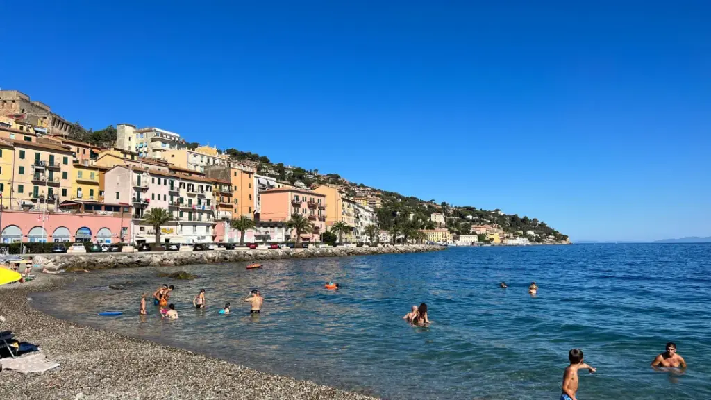 Woman relaxing in the sea
