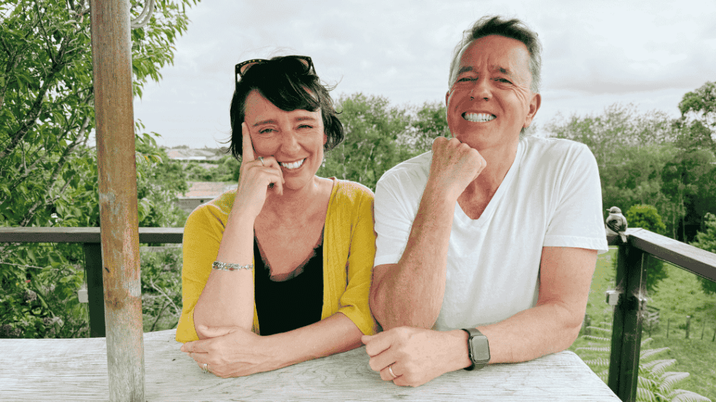A husband and wife laughing in New Zealand as they share the stories of what life has been like for them in NZ. This is a podcast!