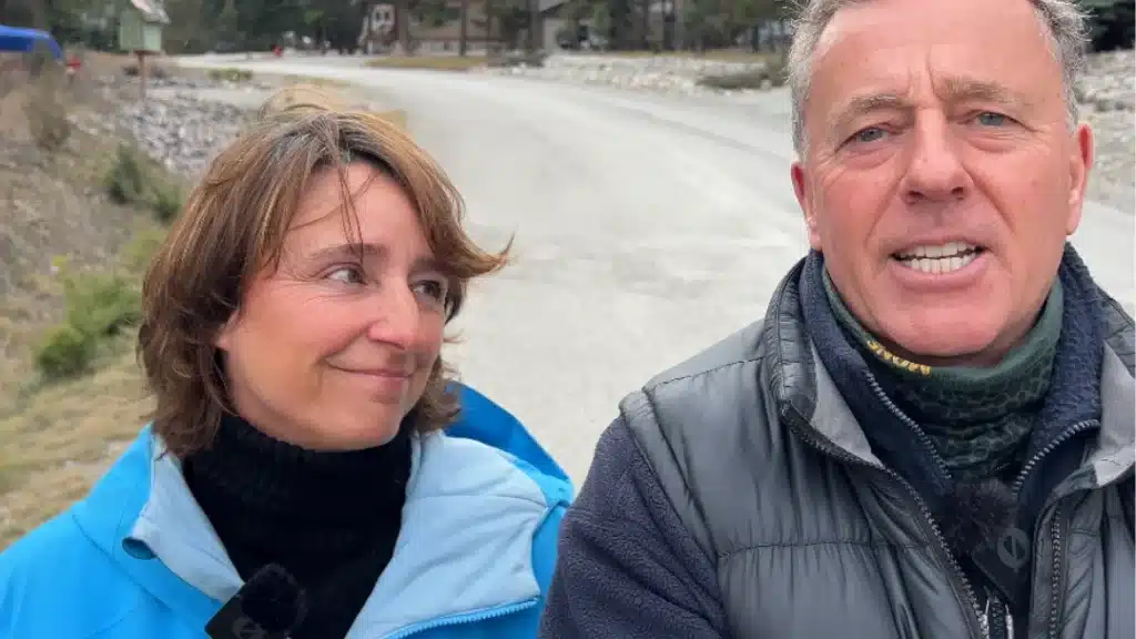 A married couple talking about returning to New Zealand on their podcast: It's a Drama