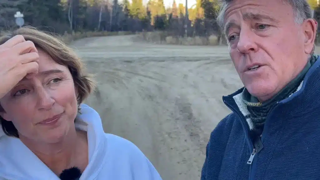 Liz and Brian Deacle, hosts of the It's a Drama Podcast talking about being stranded in Quebec Canada and asking a stranger for help
