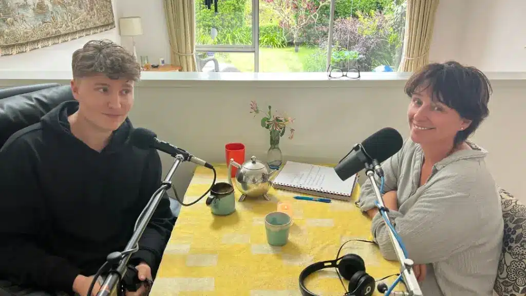 Mother and 22 year old son talk about life on the It's a Drama Podcast