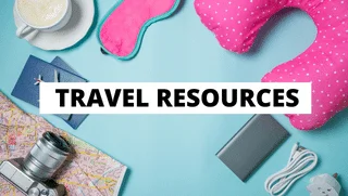 Button with link to Travel Resources