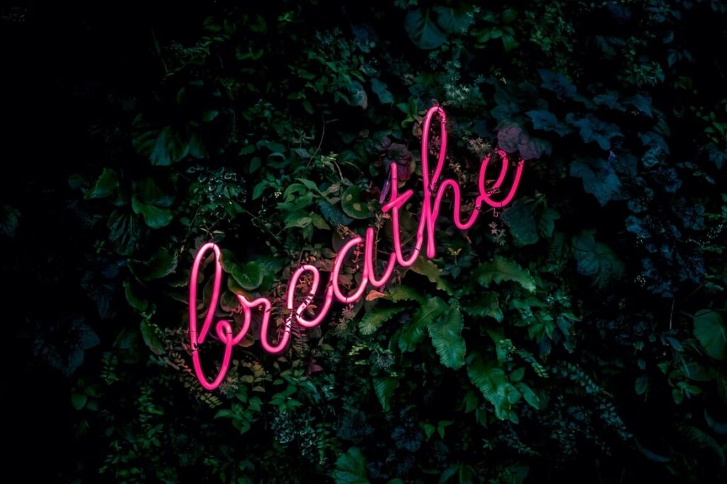 Breathe sign