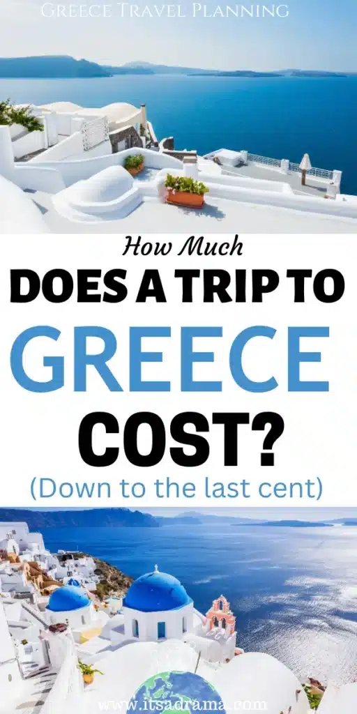 Greece Travel Pin for Pinterest