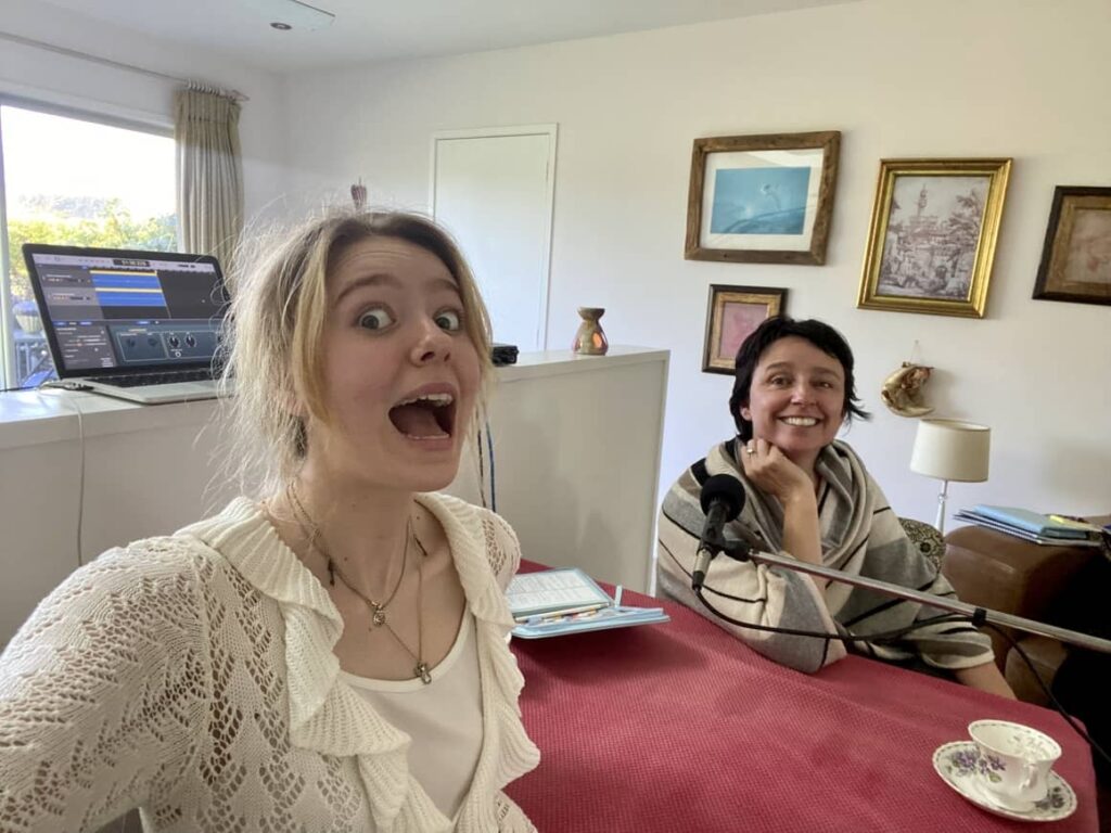 Mother and daughter podcast on quitting school and doing things differently.